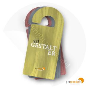 3er Set Türschilder