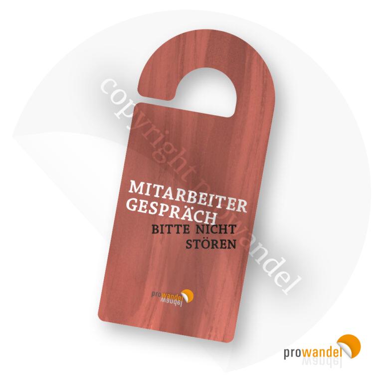 Türanhänger Mitarbeitergespräche – Bild 2