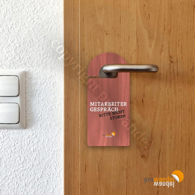 Türanhänger Mitarbeitergespräche – Bild 4