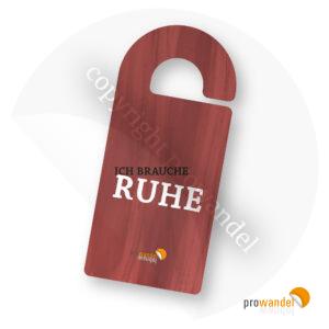 Türanhänger Ruhe