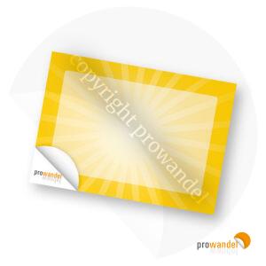 positiv und negativ – Postkarte