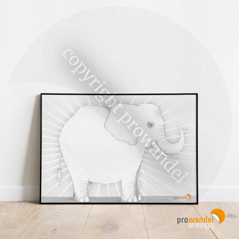 Elefant - Poster A1 - Analyse – Bild 2