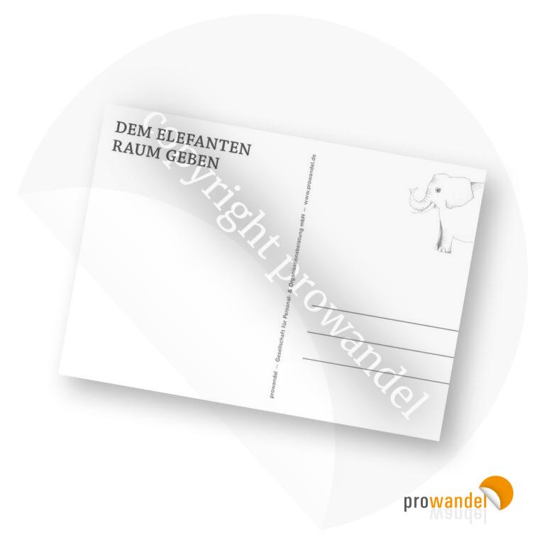 Elefant - Postkarte A6 – Bild 2