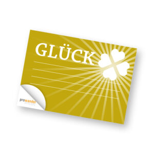 Glück – Postkarte A6