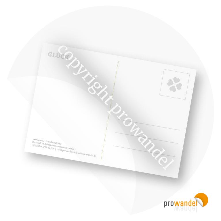 Glück - Postkarte A6 – Bild 2