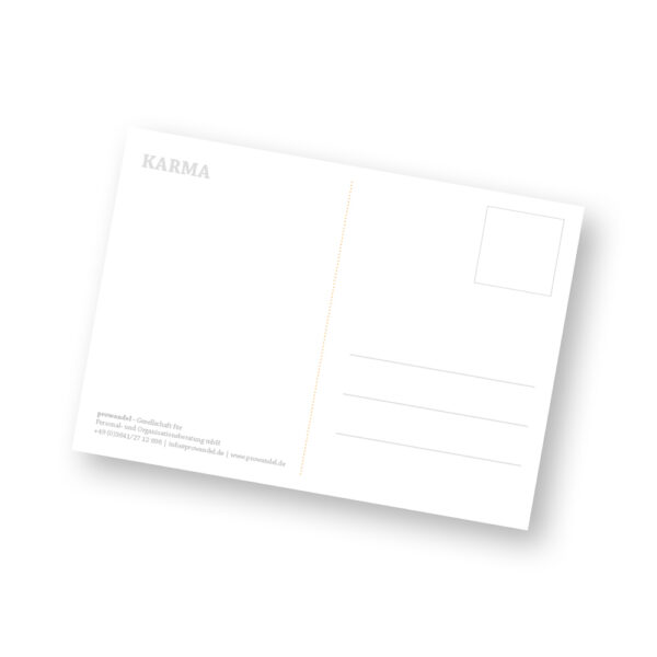 Karma - Postkarte A6 – Bild 2