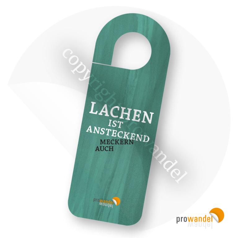 Türanhänger - Meckern Du hast die Wahl