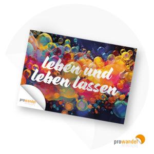 Leben – leben lassen – Postkarte A6