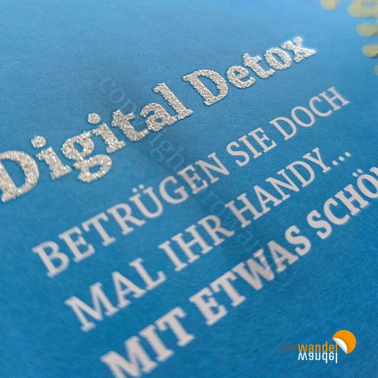 Digital Detox - Postkarte A6 – Bild 3
