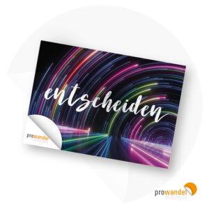Entscheiden – Postkarte A6
