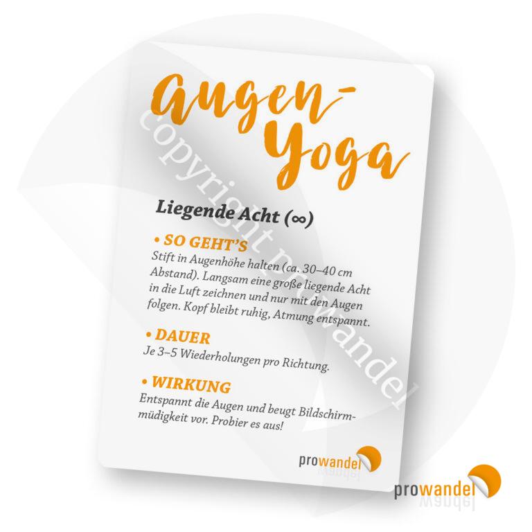 Augenyoga - Karte A8 – Bild 2